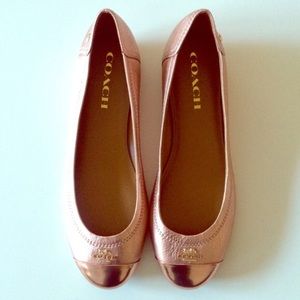 Coach Chelsea Ballet Flats Rose Gold